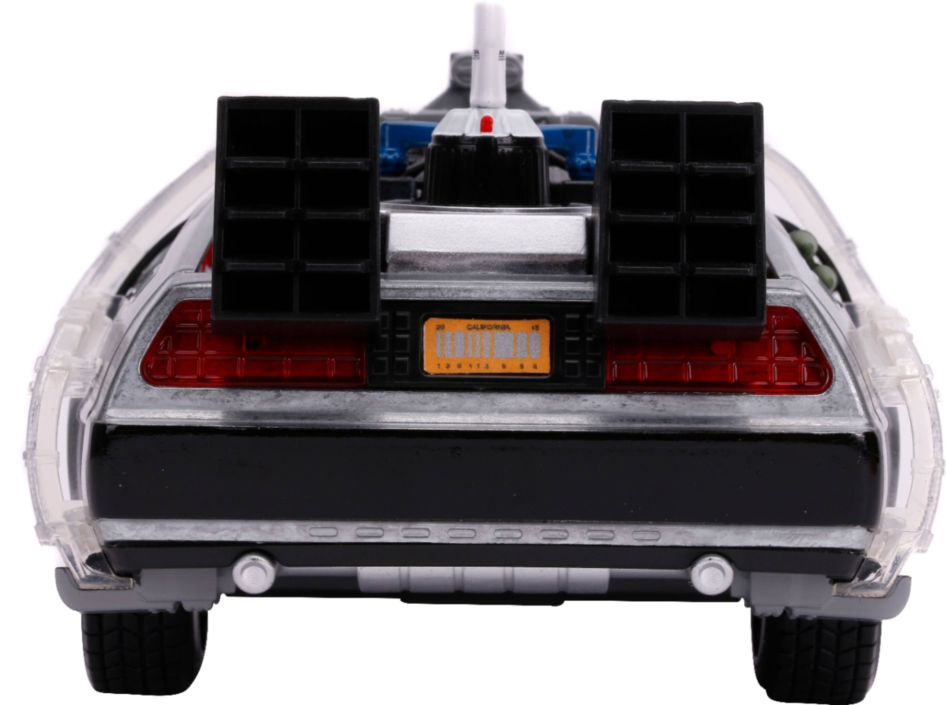 Alt View 14. Jada - Hollywood Rides 1:24 Diecast - Back to the Future Time Machine.
