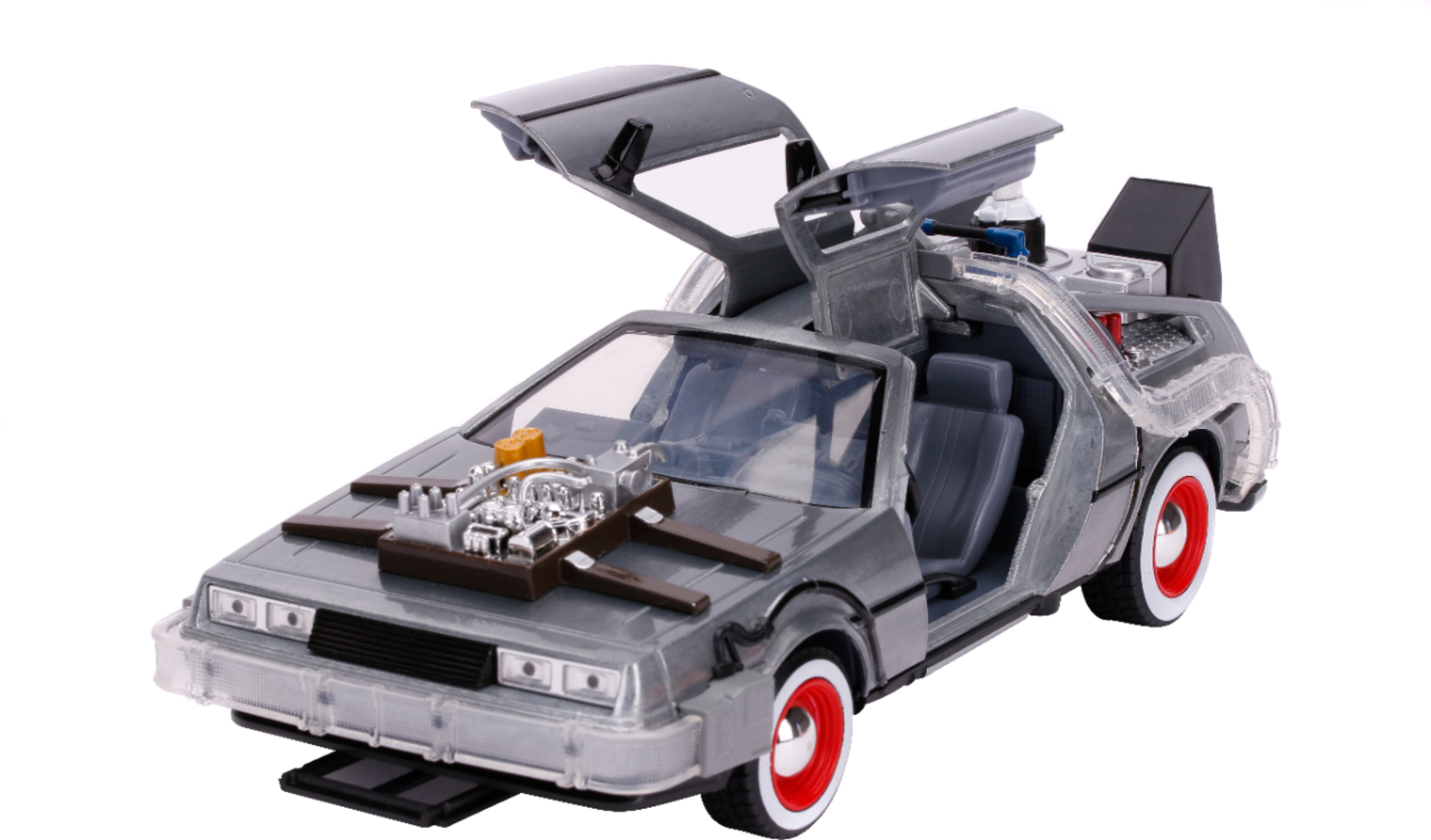 Jada Hollywood Rides Back to the Future II Time Machine w/Light 1/24 Scale