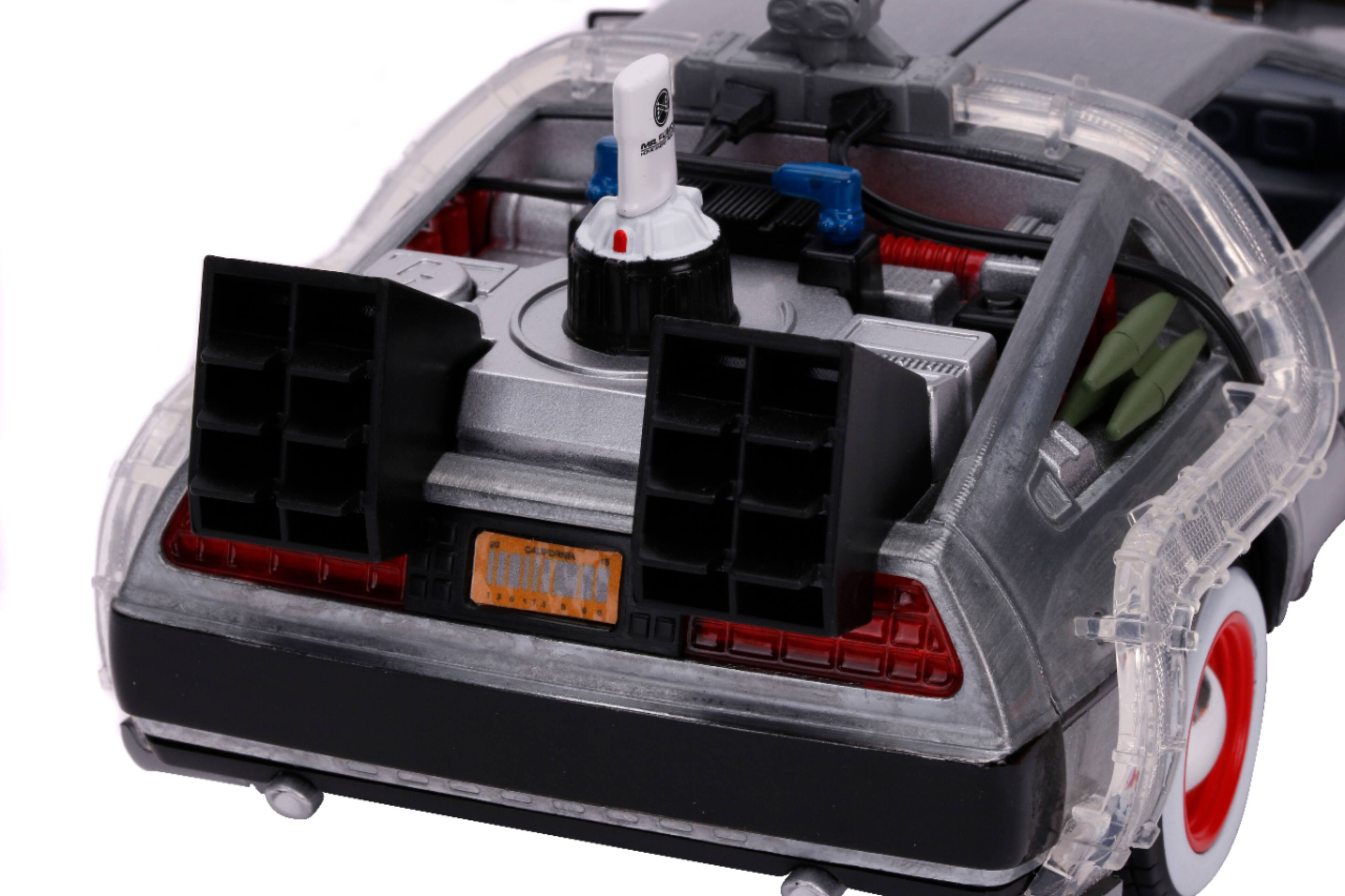 Alt View 17. Jada - Hollywood Rides 1:24 Diecast - Back to the Future Time Machine.