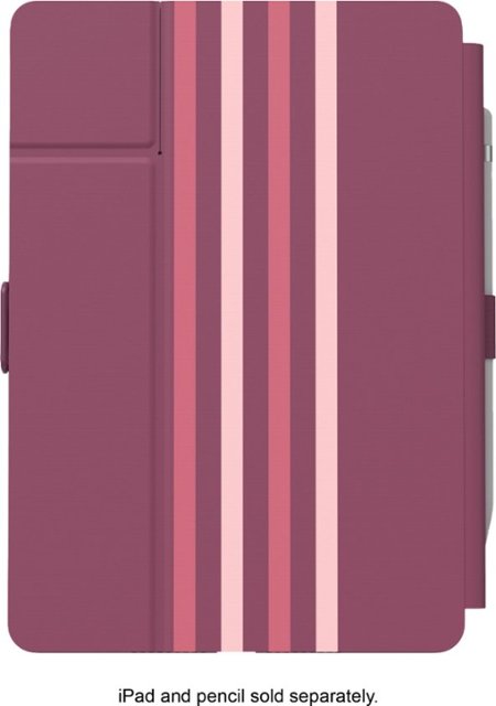 Front Zoom. Speck - Balance Folio Case for Apple® iPad® 10.2" (7th, 8th, & 9th Gen 2021) - Crimson Forest/Lush Burgundy.