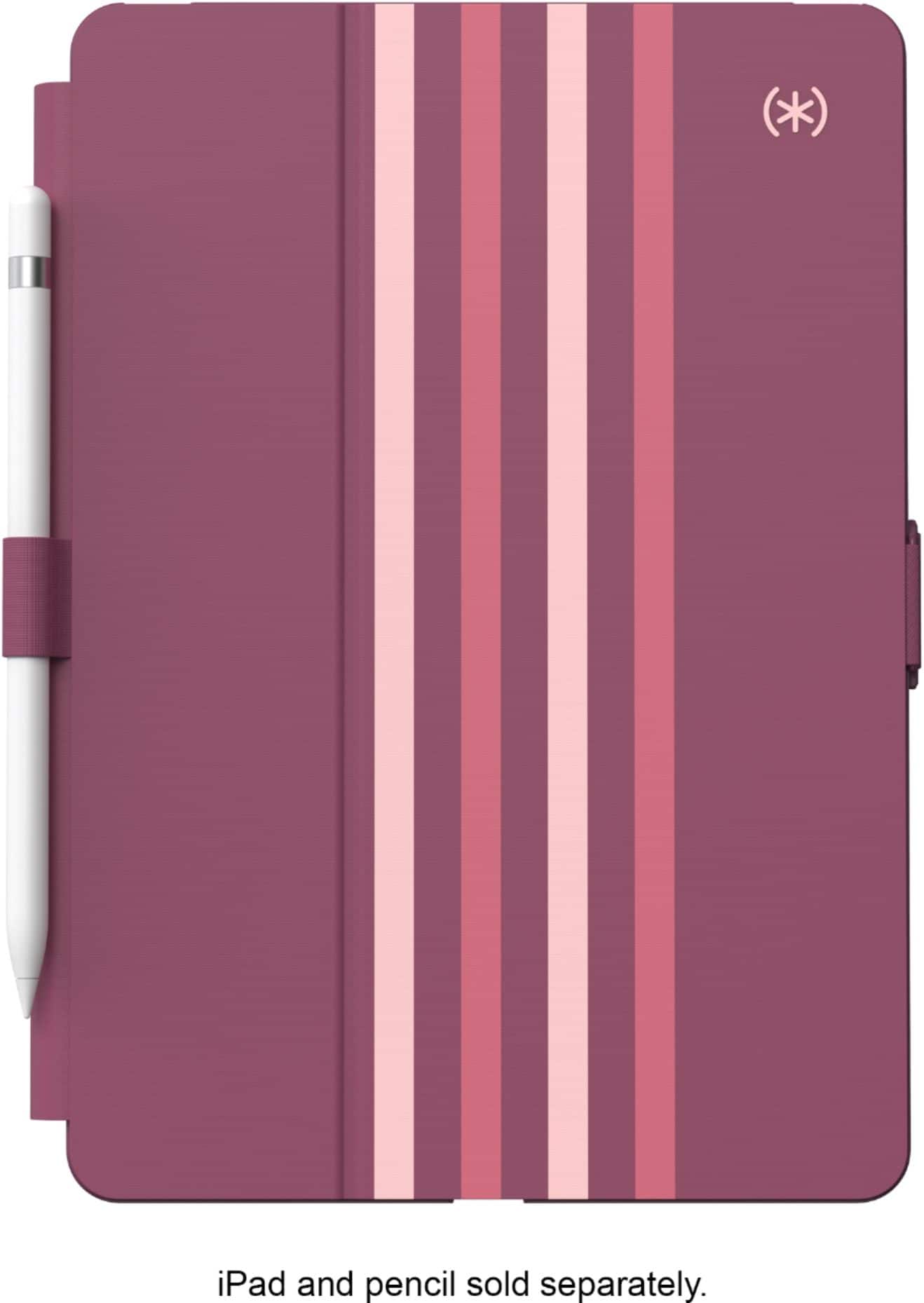 Speck - Balance Folio Case for Apple iPad 10.2" (7th, 8th, & 9th Gen 2021) - Crimson Forest/Lush Burgundy - Front_Zoom