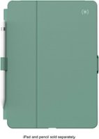 Speck - Balance Folio Case for Apple® iPad® 10.2" (7th, 8th, & 9th Gen 2021) - Fluorite Green - Front_Zoom