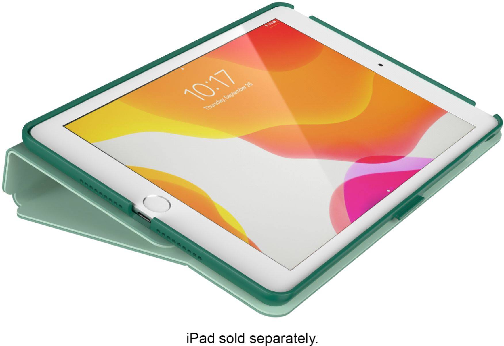 Alt View 16. Speck - Balance Folio Case for Apple® iPad® 10.2" (7th, 8th, & 9th Gen 2021) - Fluorite Green.