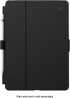 Speck - Balance Folio Case for Apple iPad 10.2" (7th, 8th, & 9th Gen 2021) - Black - Front_Zoom