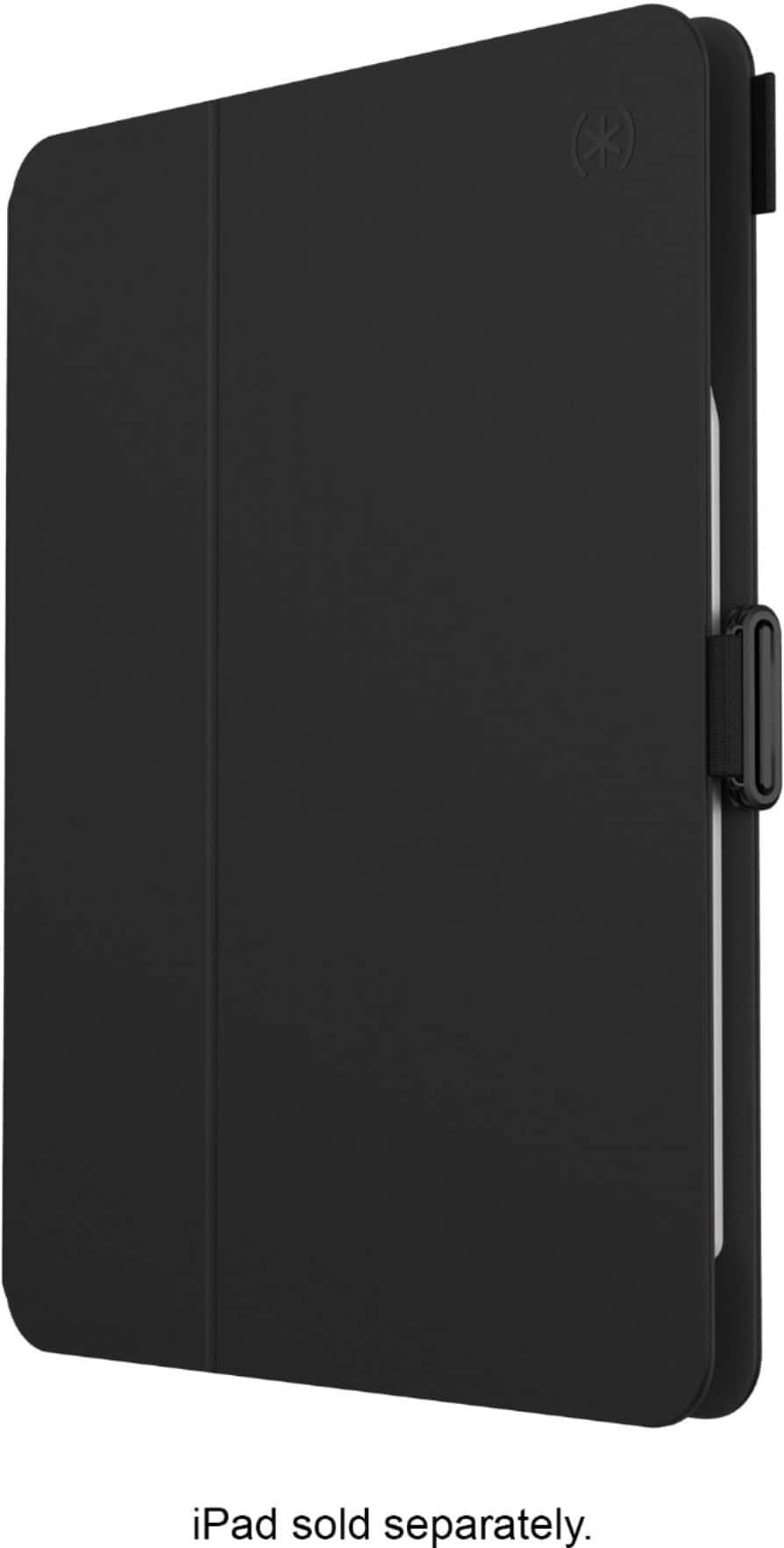 Left. Speck - Balance Folio Case for Apple iPad Pro 11"(2nd Gen 2020) & iPad Air 10.9" (4th Gen 2020) - Black.