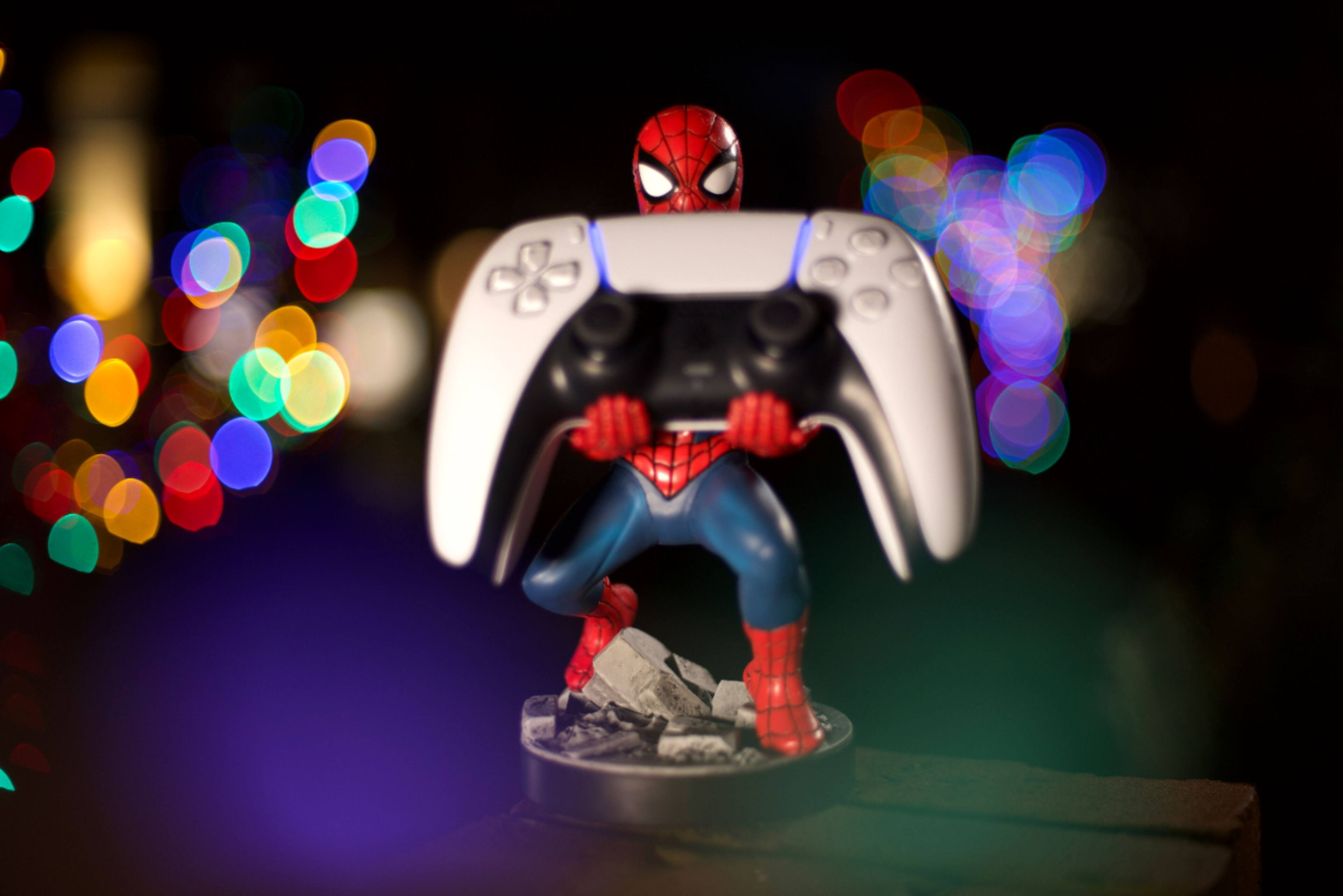 Angle. Cable Guy - Marvel: The Avengers - The Amazing Spider Man 8-inch Cable Guy Phone and Controller Holder.
