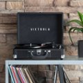 Alt View Zoom 12. Victrola - Journey+ Bluetooth Suitcase Record Player - Black.