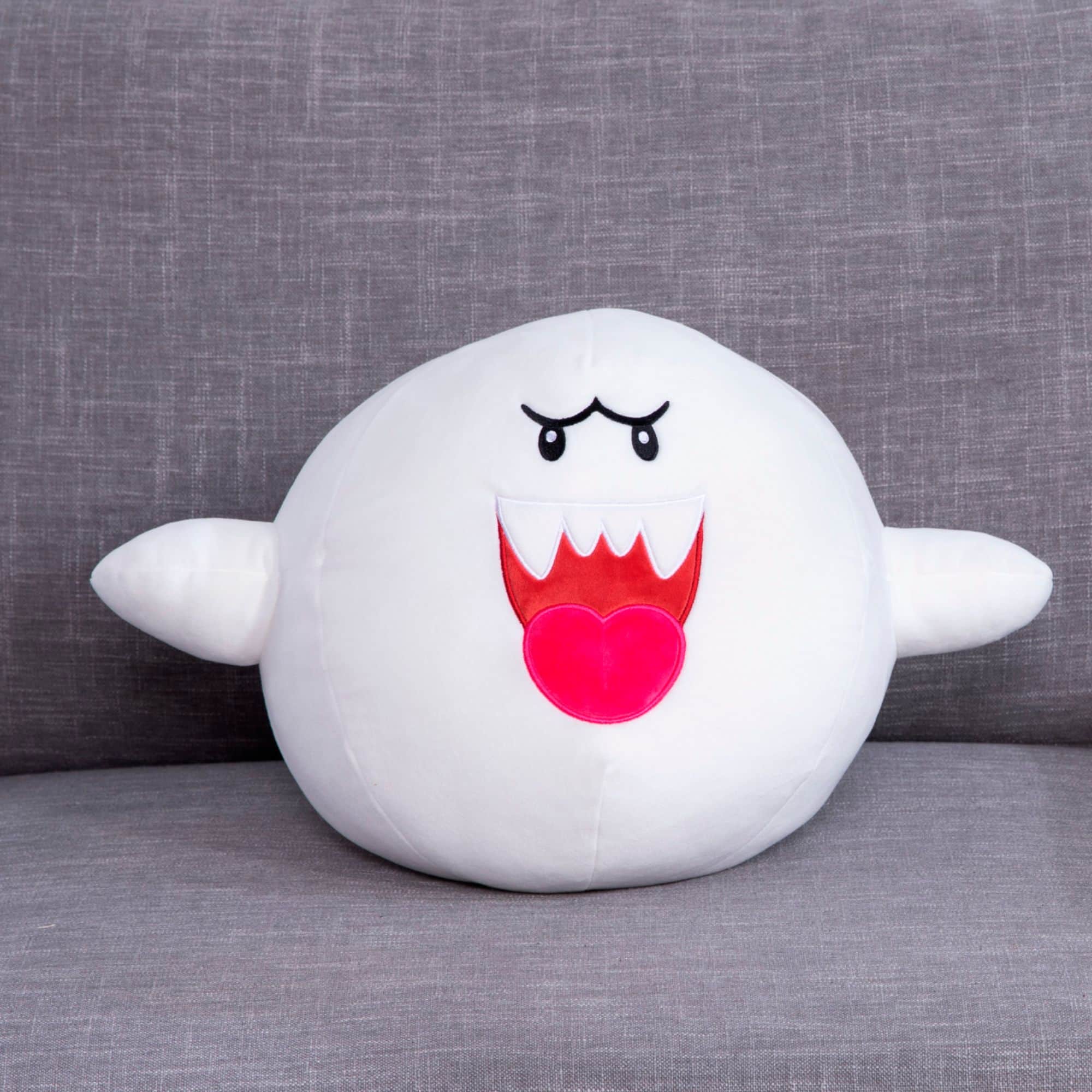 Alt View 13. TOMY - Club Mocchi- Mocchi- Super Mario Boo Mega 15 inch Plush Stuffed Toy.