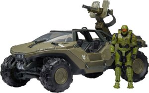 Jazwares - Halo: Infinite Deluxe Warthog Vehicle & Master Chief 3.75" Figure - Front_Zoom