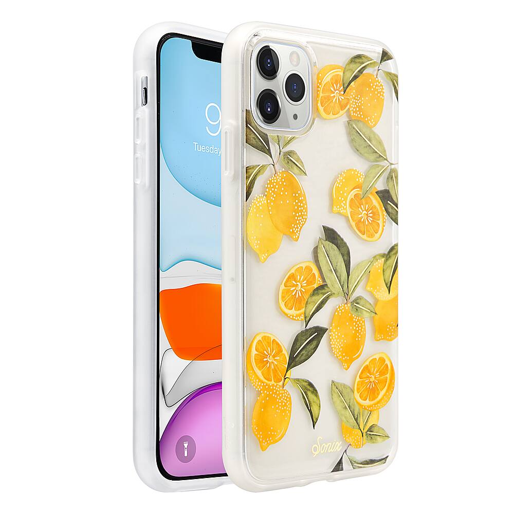 Front. Sonix - Sonix Lemon Zest Carrying Case for Apple iPhone 11 Pro Max / Xs Max.