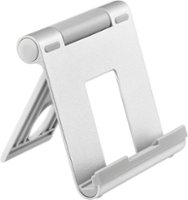 Insignia™ - Adjustable Tablet Stand - Silver - Front_Zoom