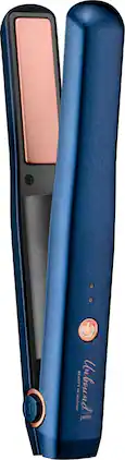 Conair - Cordless Petite 3/4" Ceramic Flat Iron - Blue/Rose Gold