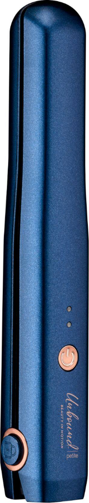 Alt View 11. Conair - Cordless Petite 3/4" Ceramic Flat Iron - Blue/Rose Gold.