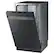 Alt View 15. Samsung - 18" Compact Top Control Built-in Dishwasher with Stainless Steel Tub, 46 dBA - Black Stainless Steel.