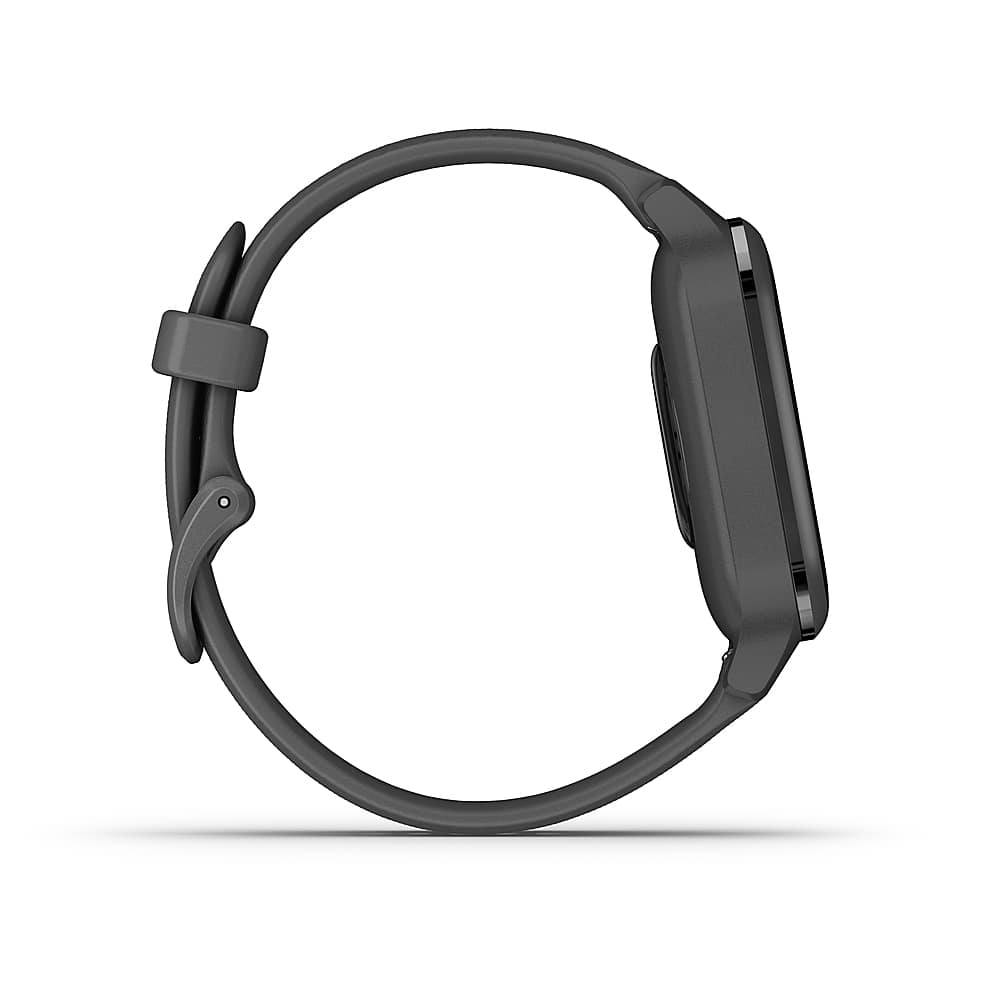 Alt View 2. Garmin - Venu Sq GPS Smartwatch 33mm Fiber-Reinforced Polymer - Shadow Gray.