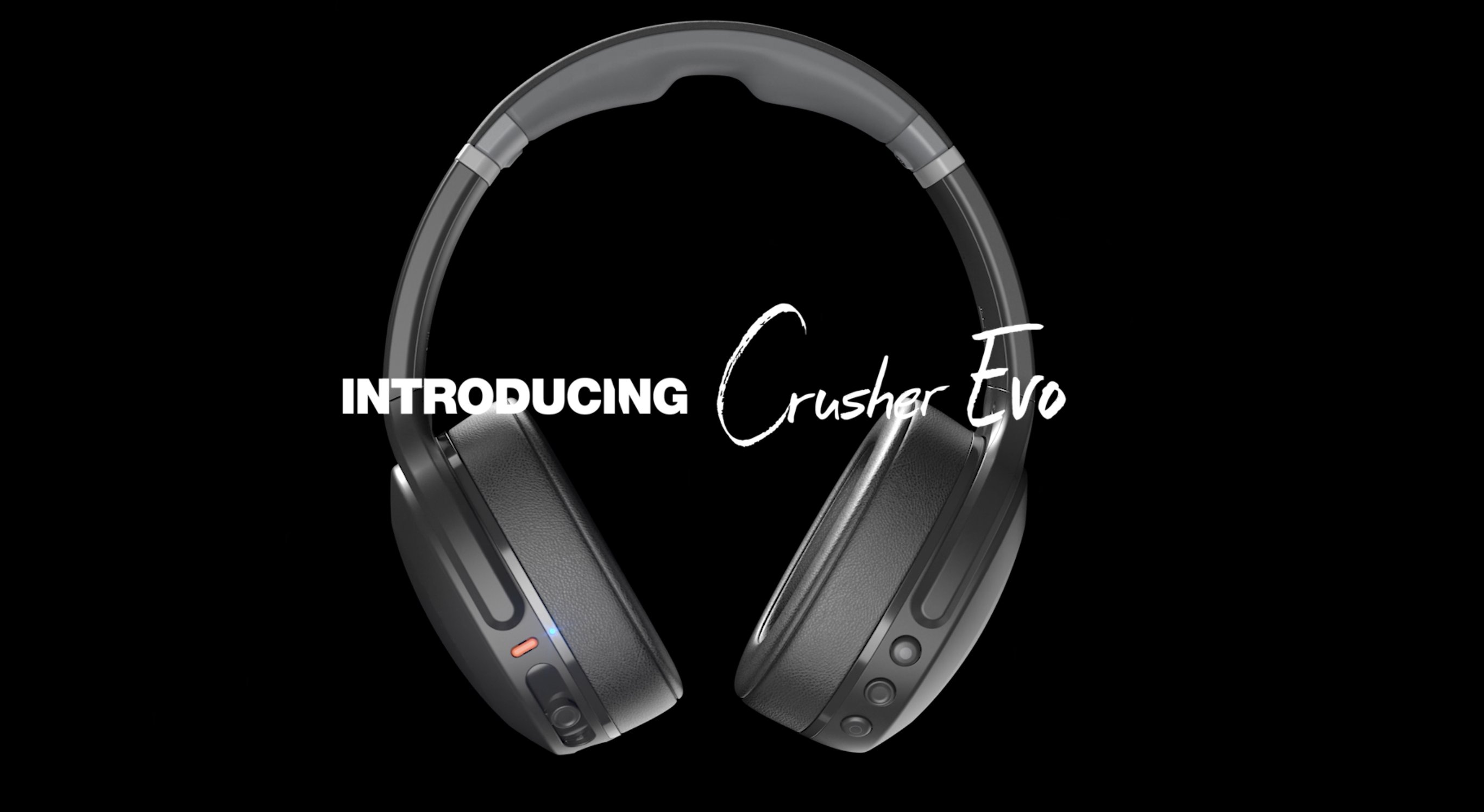 Skullcandy - Crusher Evo Over-the-Ear Wireless Headphones - True Black