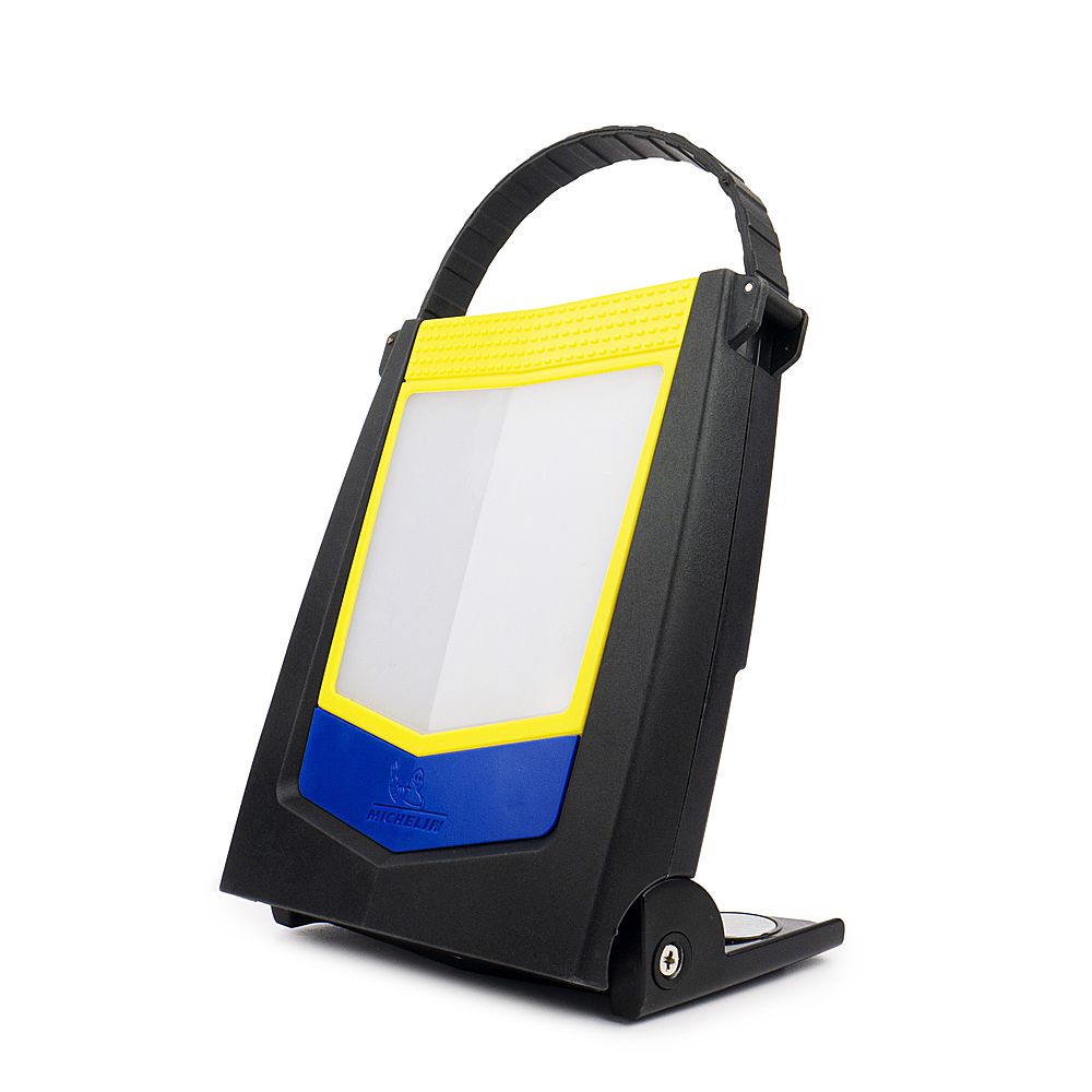 Angle View: Michelin - 1000 Lumen Rechargeable LED Work Light - Black