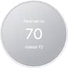 Google - Nest Thermostat - Programmable Wi-Fi Smart Thermostat - Snow