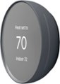 Alt View Zoom 11. Google - Nest Smart Programmable Wifi Thermostat - Charcoal.
