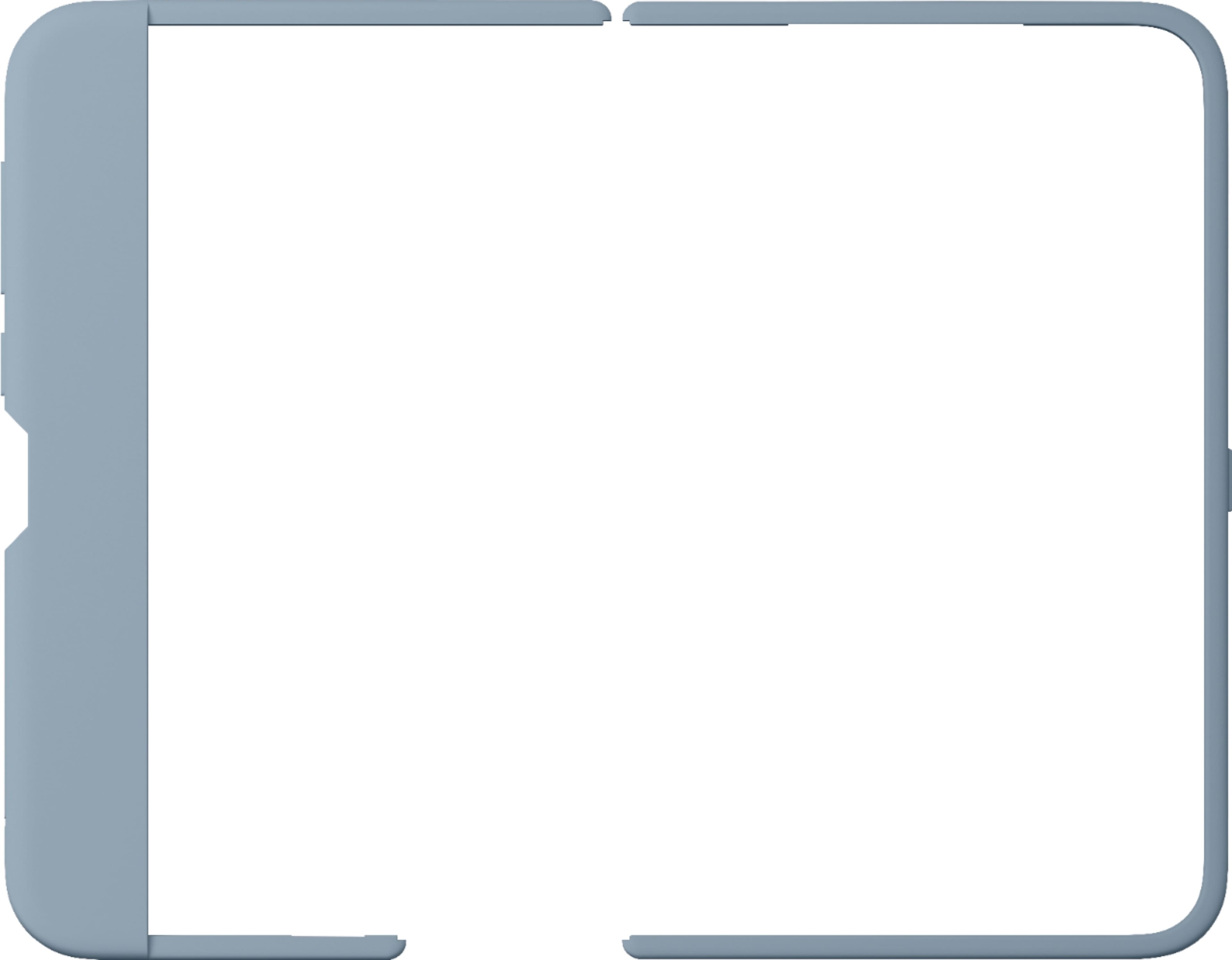 Front. Microsoft - Frame For Surface Duo Bumper - Ice Blue.