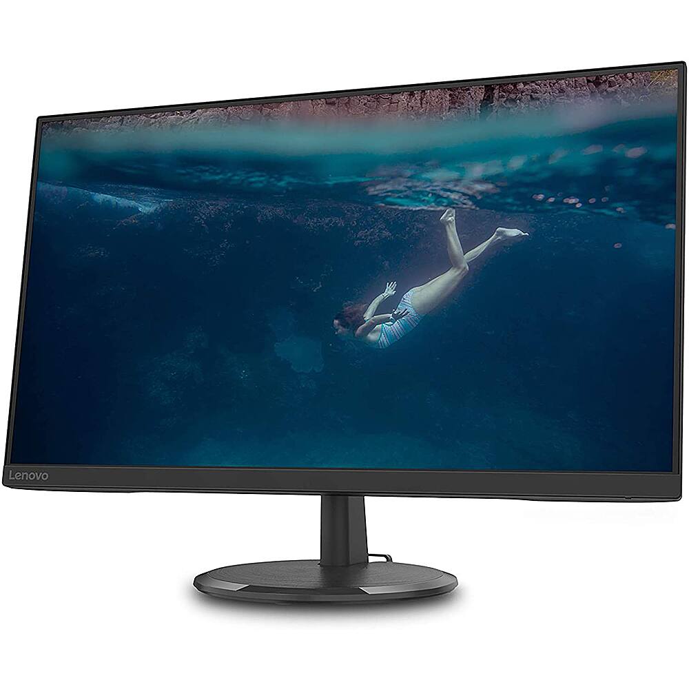 Angle View: Lenovo - 27" Full HD WLED LCD IPS Gaming Monitor (HDMI) - Black