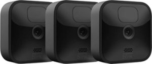Blink - 3 Outdoor (3rd Gen) Wireless 1080p Security System with up to two-year battery life - Black