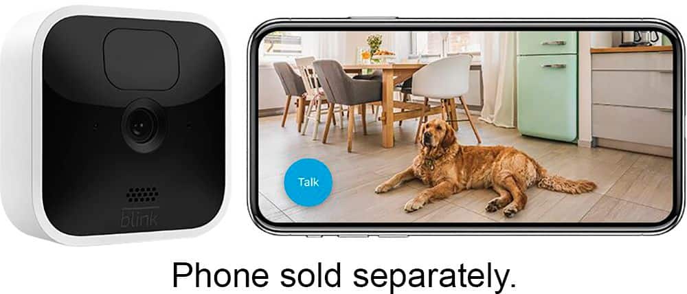 Alt View 14. Blink - 3 Indoor (3rd Gen) Wireless 1080p Security System with up to two-year battery life - White.