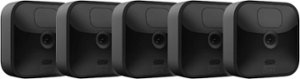 Blink - 5 Outdoor Wireless 1080p Security System with up to two-year battery life - Black - Front_Zoom