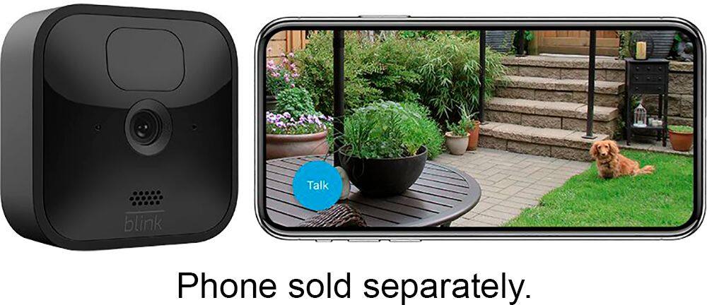 Alt View 17. Blink - 5 Outdoor (3rd Gen) Wireless 1080p Security System with up to two-year battery life - Black.