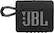 Front. JBL - GO3 Portable Waterproof Wireless Speaker - Black.
