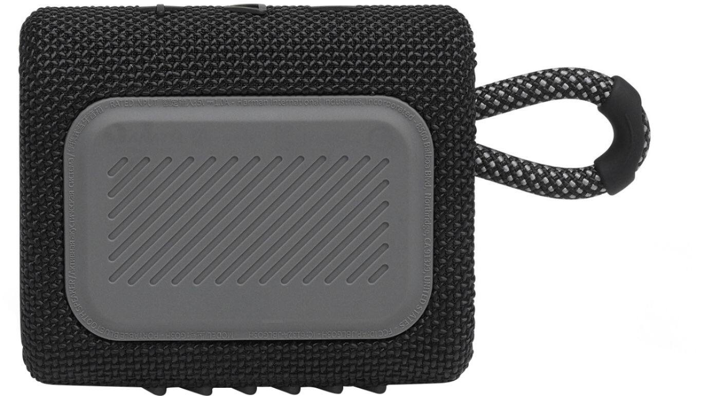 Alt View 15. JBL - GO3 Portable Waterproof Wireless Speaker - Black.