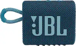 JBL - GO3 Portable Waterproof Wireless Speaker - Blue - Front_Zoom