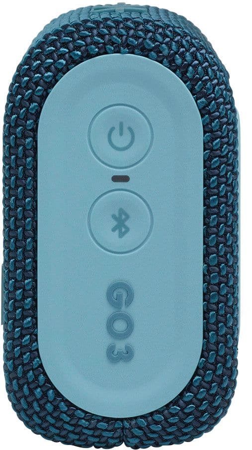 Alt View 17. JBL - GO3 Portable Waterproof Wireless Speaker - Blue.