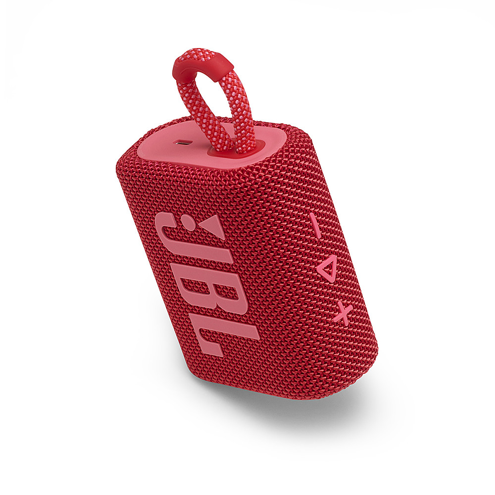 JBL GO3 Portable Waterproof Wireless Speaker Red JBLGO3REDAM 