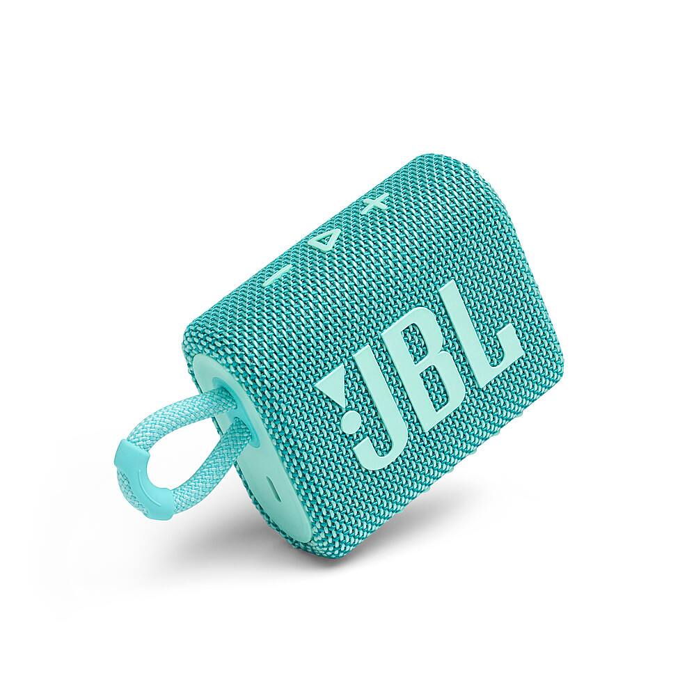Alt View 11. JBL - GO3 Portable Waterproof Wireless Speaker - Teal.