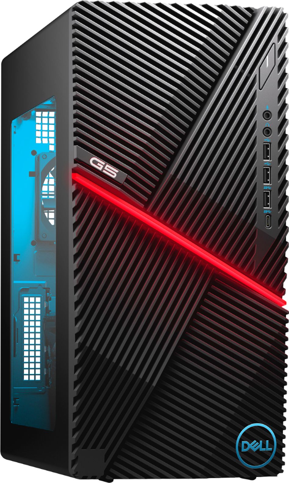 Best Buy Dell G5 Gaming Desktop Intel Core I5 f 8gb Memory Nvidia Geforce Gtx 1660 Super 1tb Hdd 256gb Ssd Black Clear Side Panel I5000 5378blk Pus