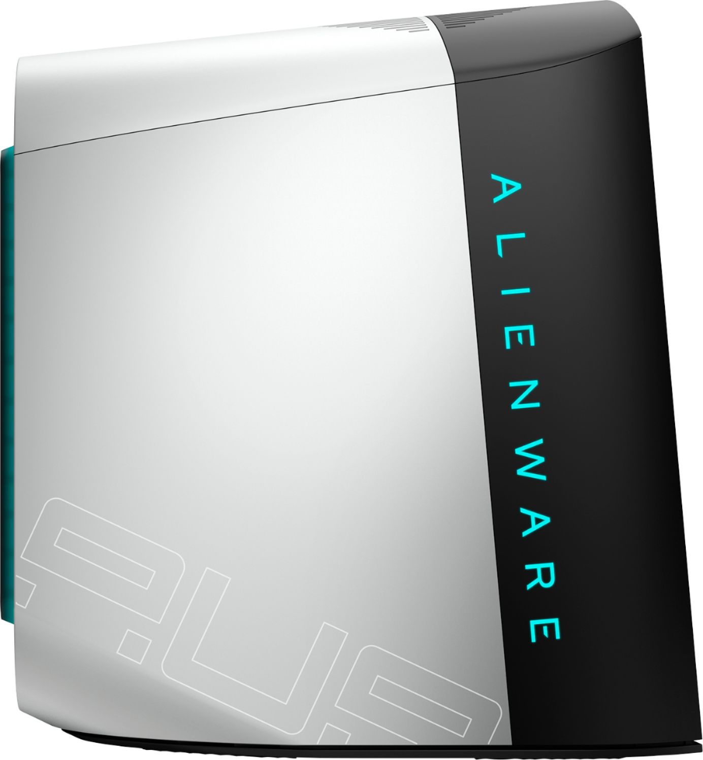 Angle View: Alienware - Aurora R11 Desktop - Intel Core i7 10700F - 16GB Memory - NVIDIA GeForce RTX 2070 SUPER - 1TB HDD + 256GB SSD - Lunar Light