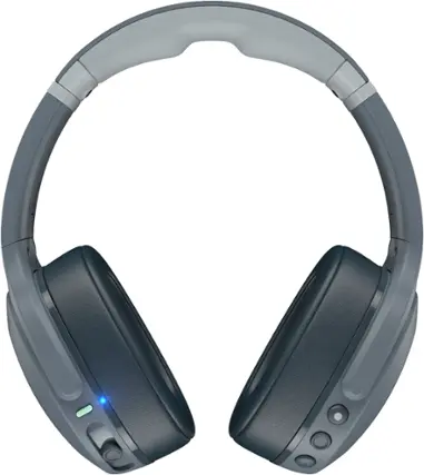 Front. Skullcandy - Crusher Evo Over-the-Ear Wireless Headphones - Chill Grey.