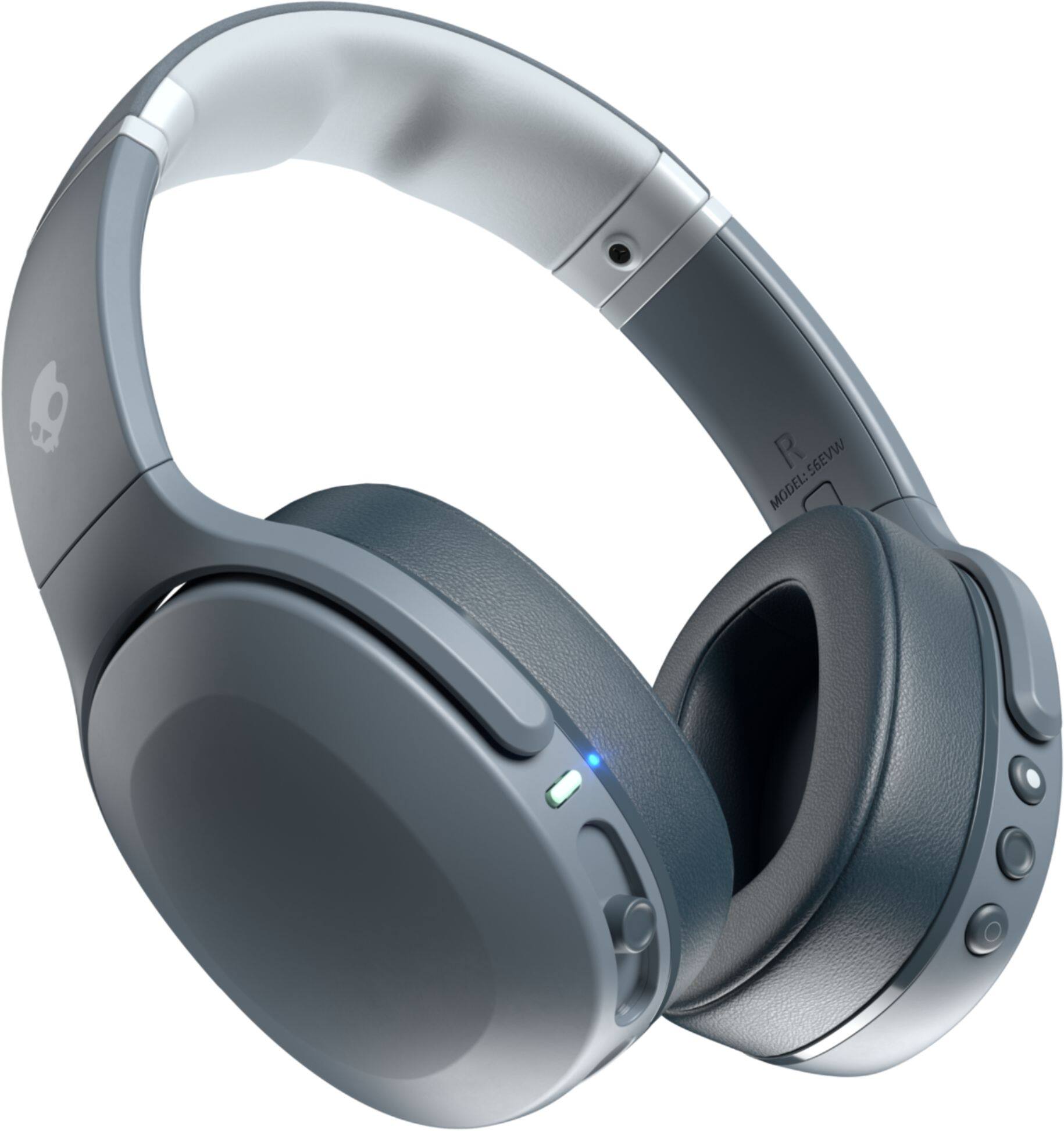 Alt View 11. Skullcandy - Crusher Evo Over-the-Ear Wireless Headphones - Chill Grey.
