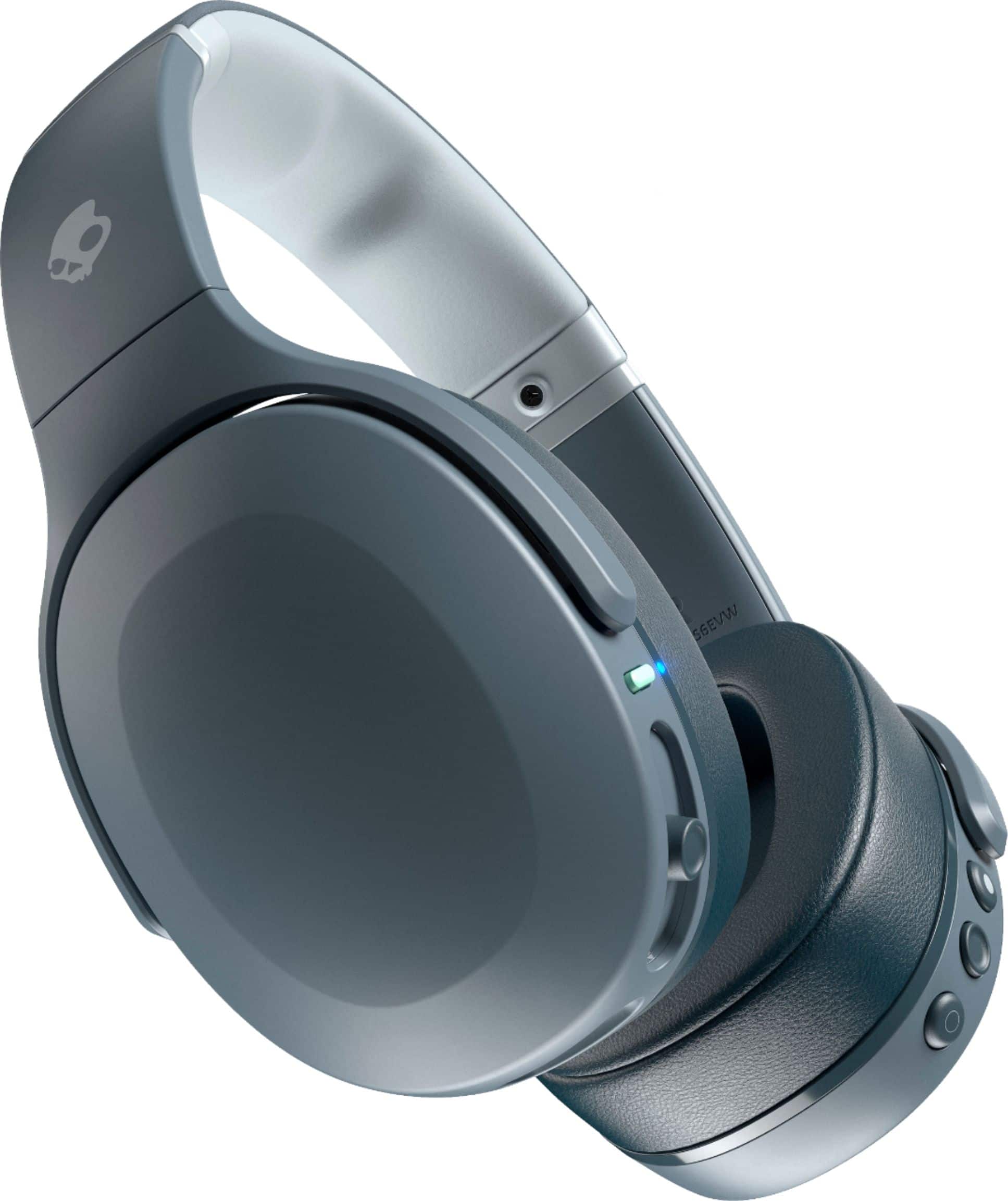 Left. Skullcandy - Crusher Evo Over-the-Ear Wireless Headphones - Chill Grey.
