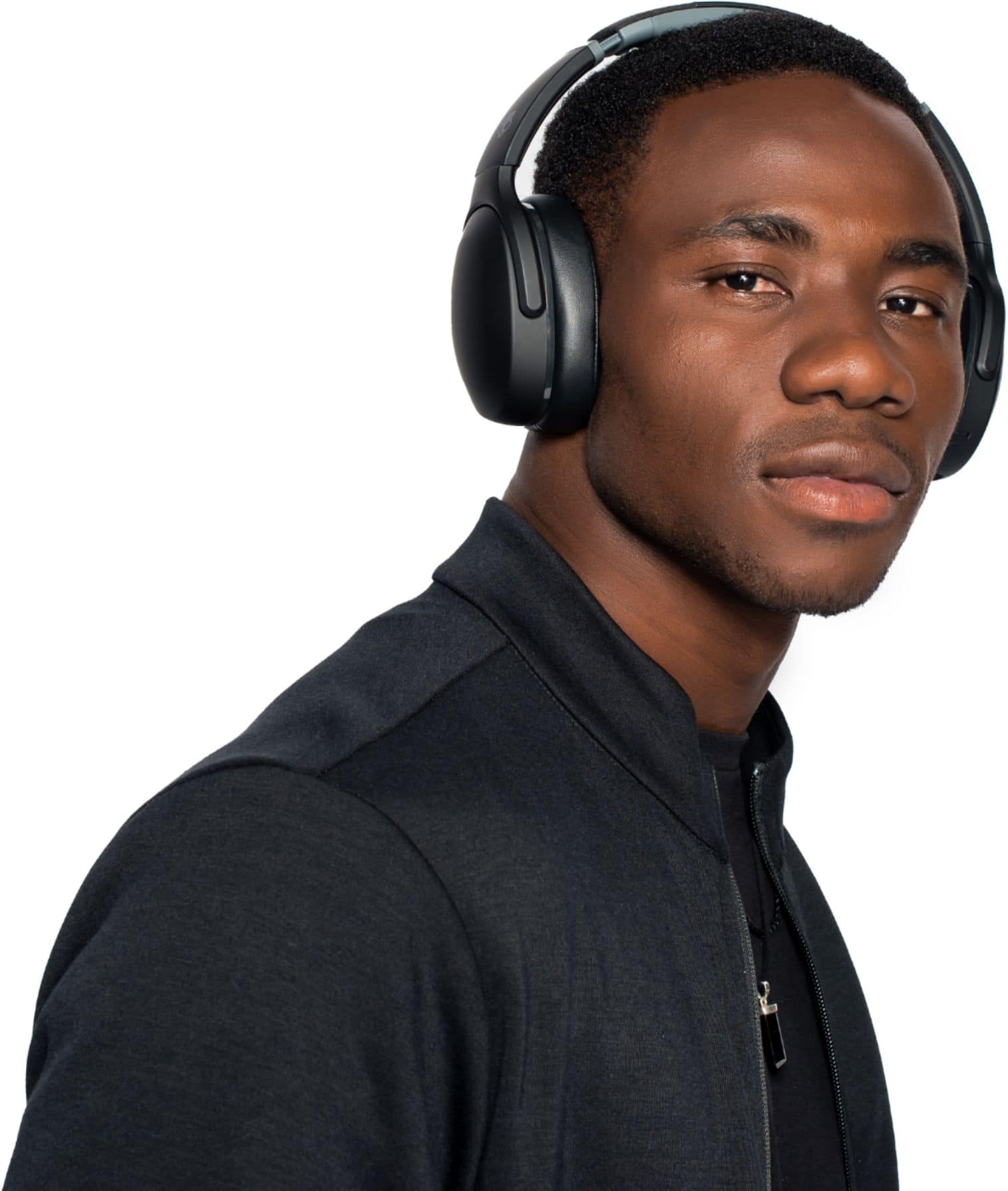 Alt View 14. Skullcandy - Crusher Evo Over-the-Ear Wireless Headphones - True Black.