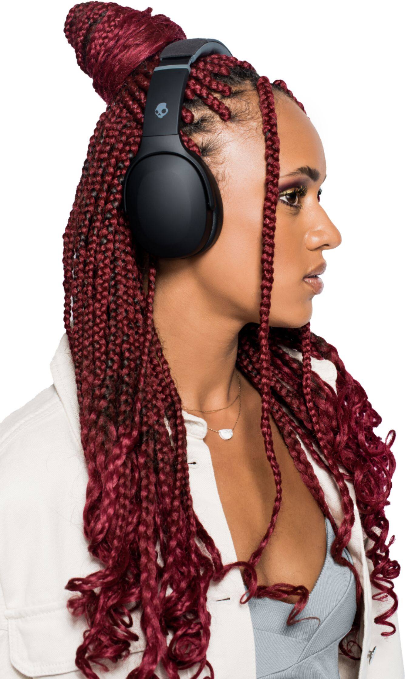 Alt View 16. Skullcandy - Crusher Evo Over-the-Ear Wireless Headphones - True Black.