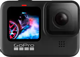 GoPro - HERO9 Black 5K and 20 MP Streaming Action Camera - Black