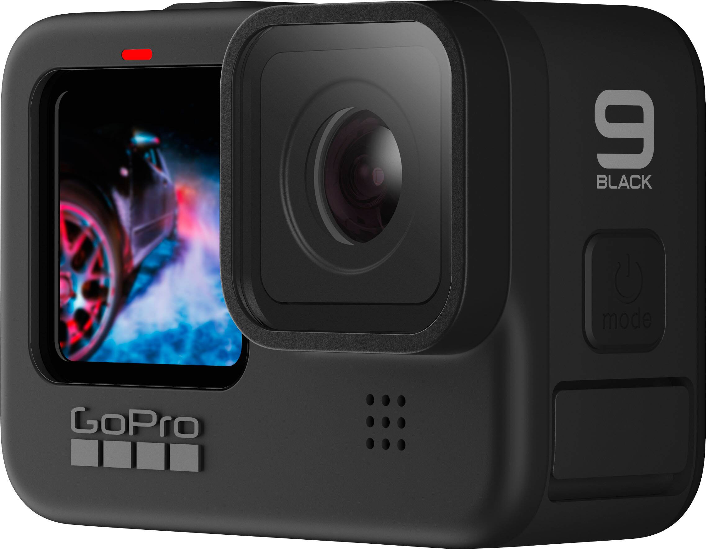 Alt View 1. GoPro - HERO9 Black 5K and 20 MP Streaming Action Camera - Black.