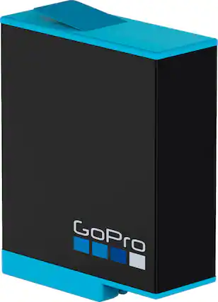 Front. GoPro - Rechargeable Lithium-Ion Replacement Battery for GoPro HERO9 Black and HERO10 Black - Black.