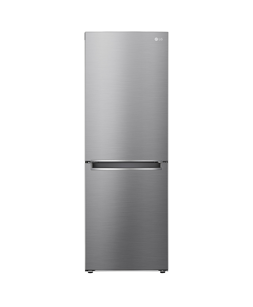 LG - 10.8 cu Ft Bottom-Freezer with Reversible Door - Stainless steel