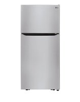 LG - 20.2  Top-Freezer with Ice Maker - Stainless steel - Alt_View_Zoom_1