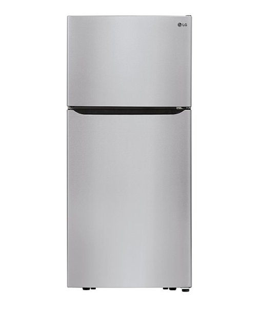 Alt View Zoom 1. LG - 20.2  Top-Freezer with Ice Maker - Stainless steel.
