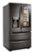 Alt View Zoom 13. LG - 28 Cu.Ft. 4-Door French Door Smart Refrigerator with InstaView, Dual Ice with Craft Ice, and Double Freezer - Black stainless steel.