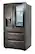 Alt View 16. LG - 28 Cu. Ft. 4-Door French Door Smart Refrigerator with Dual Ice - Printproof Black Stainless Steel.